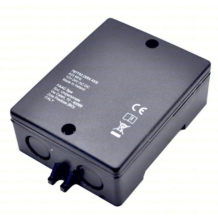 RICEVENTE ESTERNA XR4 433 C 4 CANALI 433 MHZ 787753 SLHP LR FAAC EX 787748