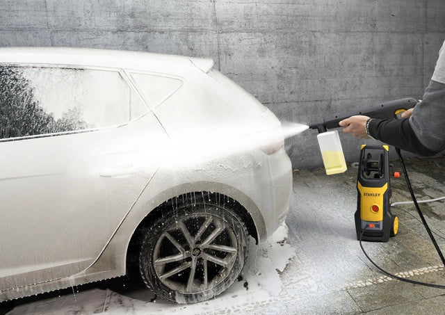 Stanley SXPW16PE Idropulitrice ad Alta Pressione con Patio Cleaner e Spazzola Fissa (1600 W, 125 bar, 420 l/h)