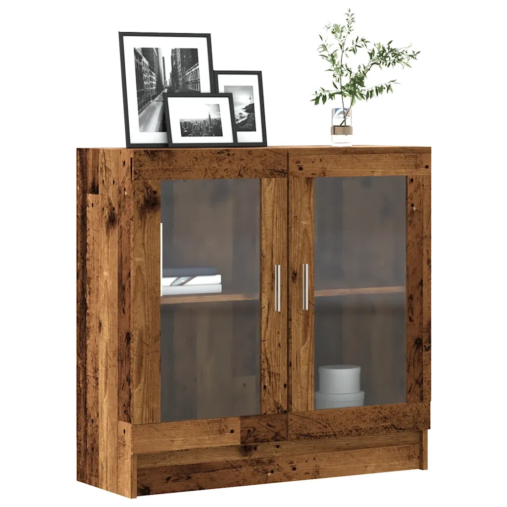 Libreria-Scaffale per Libri-Mobile di Stoccaggio Legno Antico 82,5x30,5x80 cm in Truciolato 772553