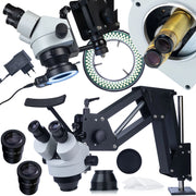 Microscopio Stereoscopico Binoculare Proxima Pro MSPP-B-WDMS2 – Oculare WF10x/20, Illuminazione LED 144, Zoom 7x–45x