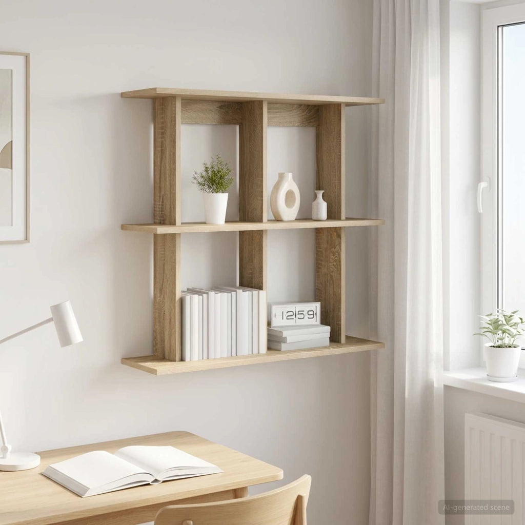 Scaffale da parete A parete Rovere Sonoma 100 x 20 x 75 cm 8012086