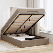 Struttura Letto Pouf con Materasso 120x200 cm Similpelle