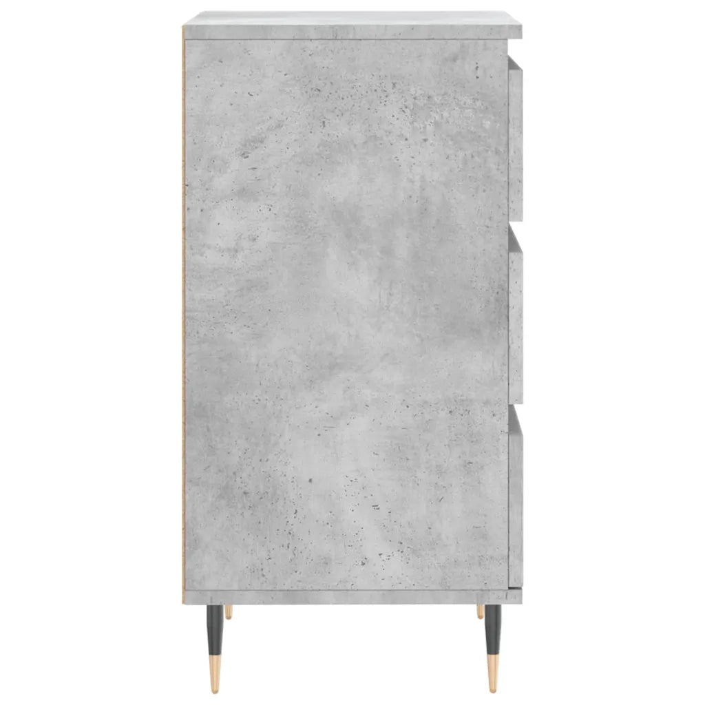 Credenza-Buffet-Armadio da cucina Grigio Cemento 40x35x70 cm in Legno Multistrato 529458