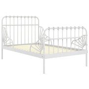 Giroletto Estendibile Bianco in Metallo 80x130/200 cm 324741