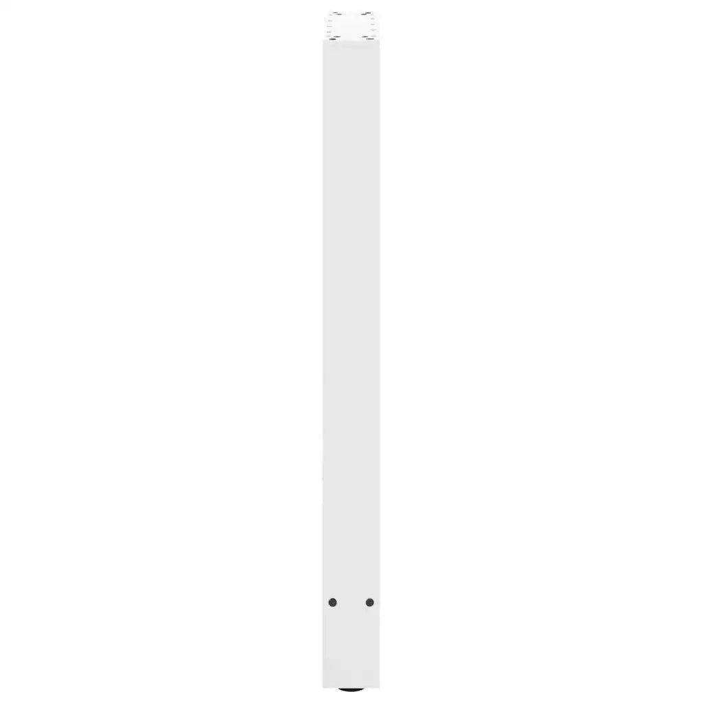 Gambe per tavolo da bar bianche 2 pz 40x(90-91) cm in acciaio 4013325