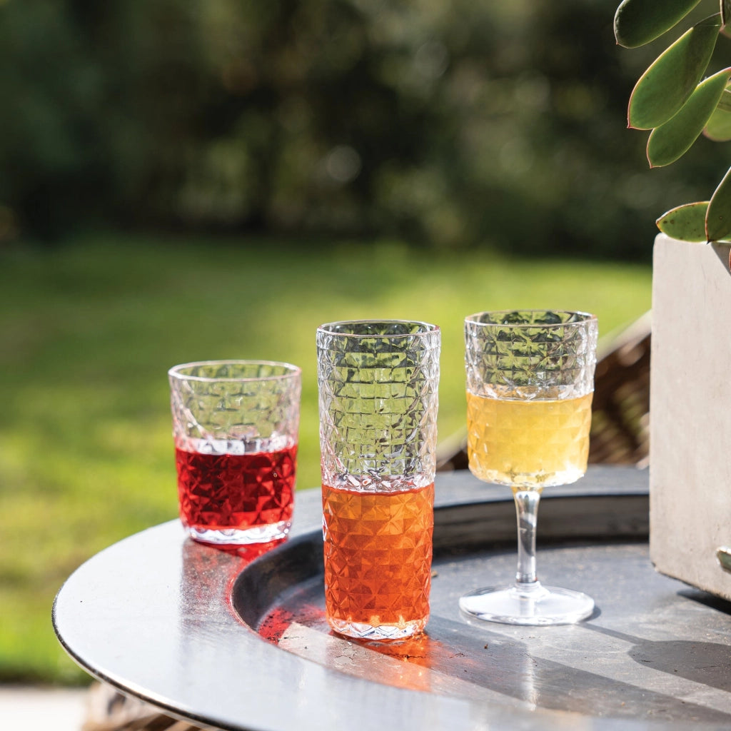 Zafferano Calice Shot Veneziano Mixology 8 cl Set da 4 pezzi in vetro sonoro superiore trasparente soffiato a bocca per degustazione professionale