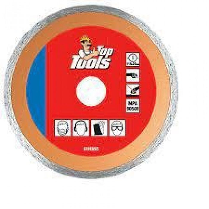 Disco diamantato 115 mm - foro 2 2,2 mm corona continua top tools