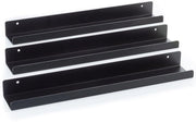 Supporto per dischi in vinile – 3 supporti in metallo per esposizione – Mostra i tuoi dischi preferiti sulla parete – Questo supporto per dischi in vinile si adatta a tutti i dischi (Nero)