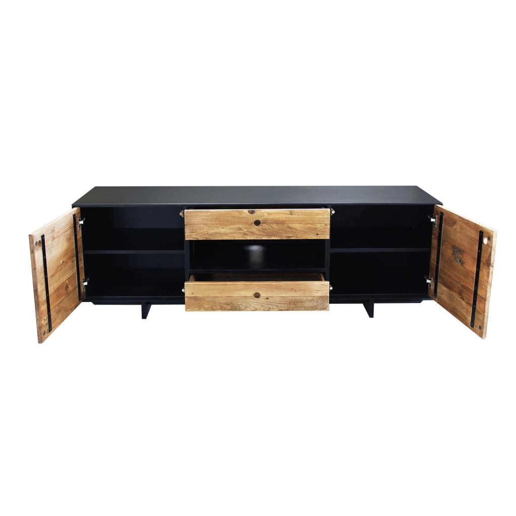 Porta tv in Pino riciclato cm 180x48x60 - PINE
