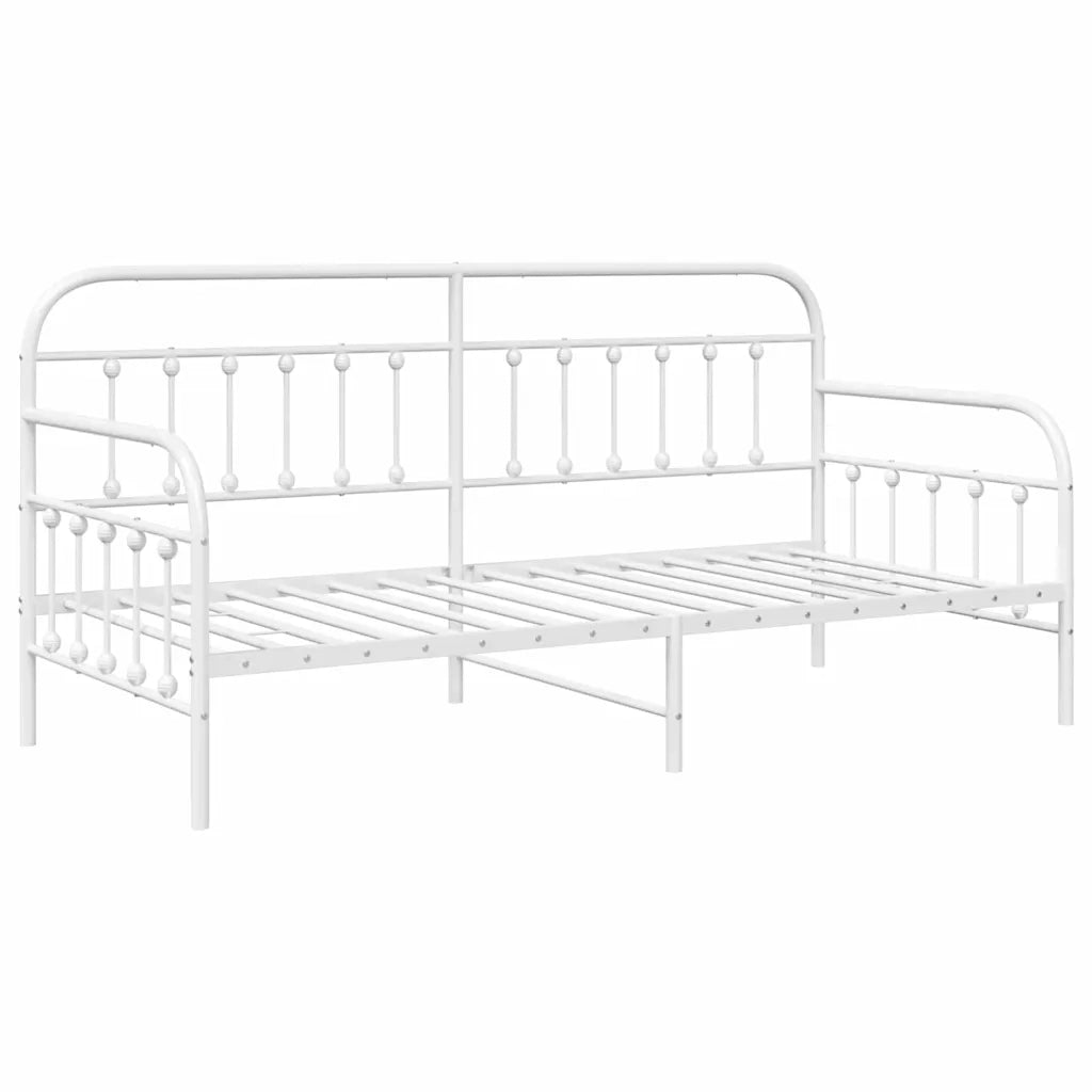 Struttura per letto di giorno Bianco 100 x 200 cm 42002647