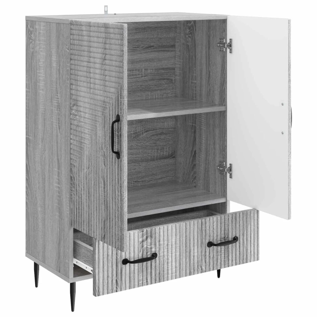 Credenza Grigio Sonoma 66 x 34,5 x 95 cm Legno ingegnerizzato 894901