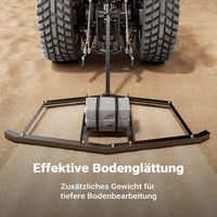 Erpice livellatore prato terreno per quad trattorini 172 x 90 cm Telaio fisso di livellamento