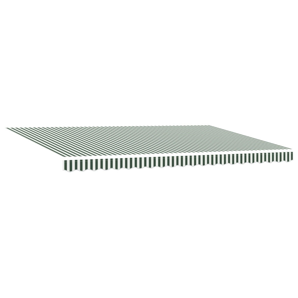 Ombrellone Automatico Retrattile con LED Verde e Bianco 500x300 cm