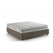 Letto Matrimoniale Aluin, Letto Matrimoniale Materasso Incluso Made in Italy, Grigio