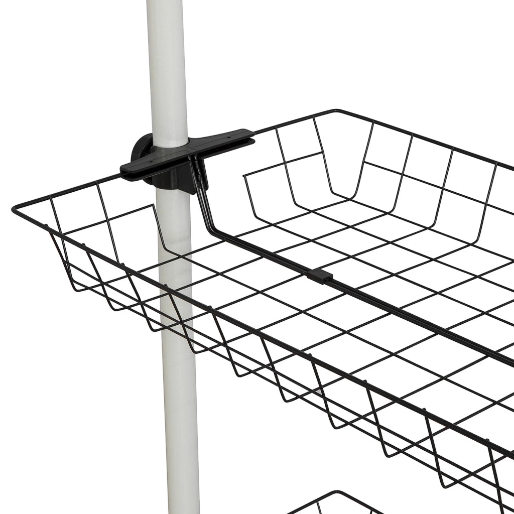 SoBuy 2 cesti per cabina armadio componibile Cestini portaoggetti organizer armadio FRG34-P02