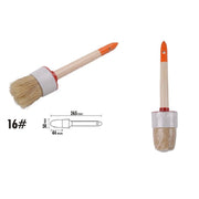 Trade Shop - Pennello Pittura Maniglia In Legno Setole Naturali A Testa Tonda 44 Mm 16" 90296 -