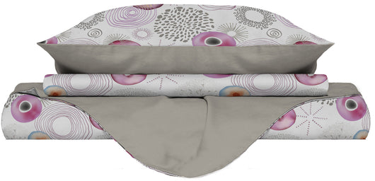 Copripiumino 1 Piazza e Mezzo Double Face con Federe Stampato Morfeo