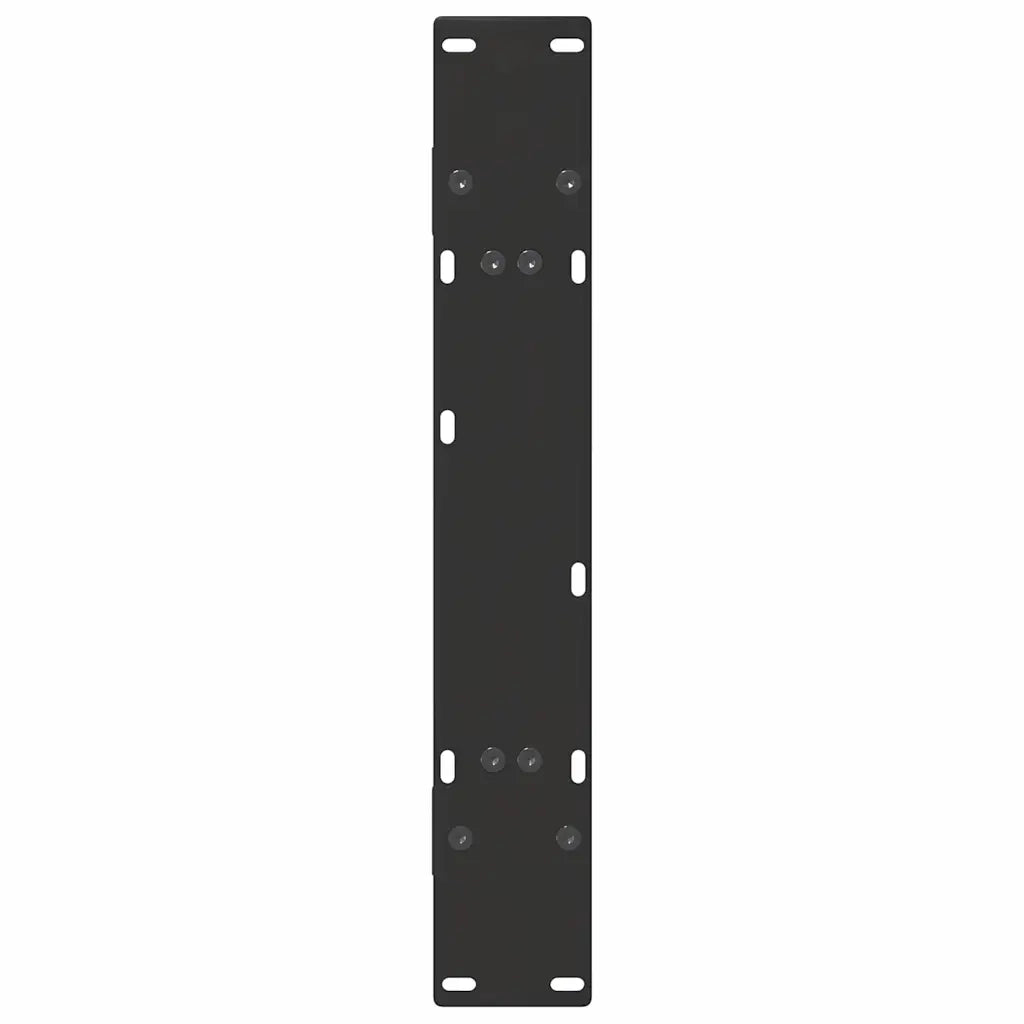 Gambe per tavolo da pranzo a forma di A 2 pz nere 70x(72-73) cm in acciaio 4012852