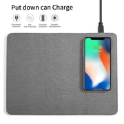 Trade Shop - Tappetino Per Mouse 2in1 Con Caricatore Ricarica Wireless 10w Incorporata Q-t138 -