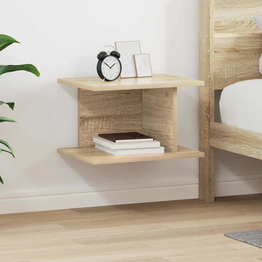 Comodino Rovere Sonoma 40 x 30 x 25 cm Legno multistrato 891172