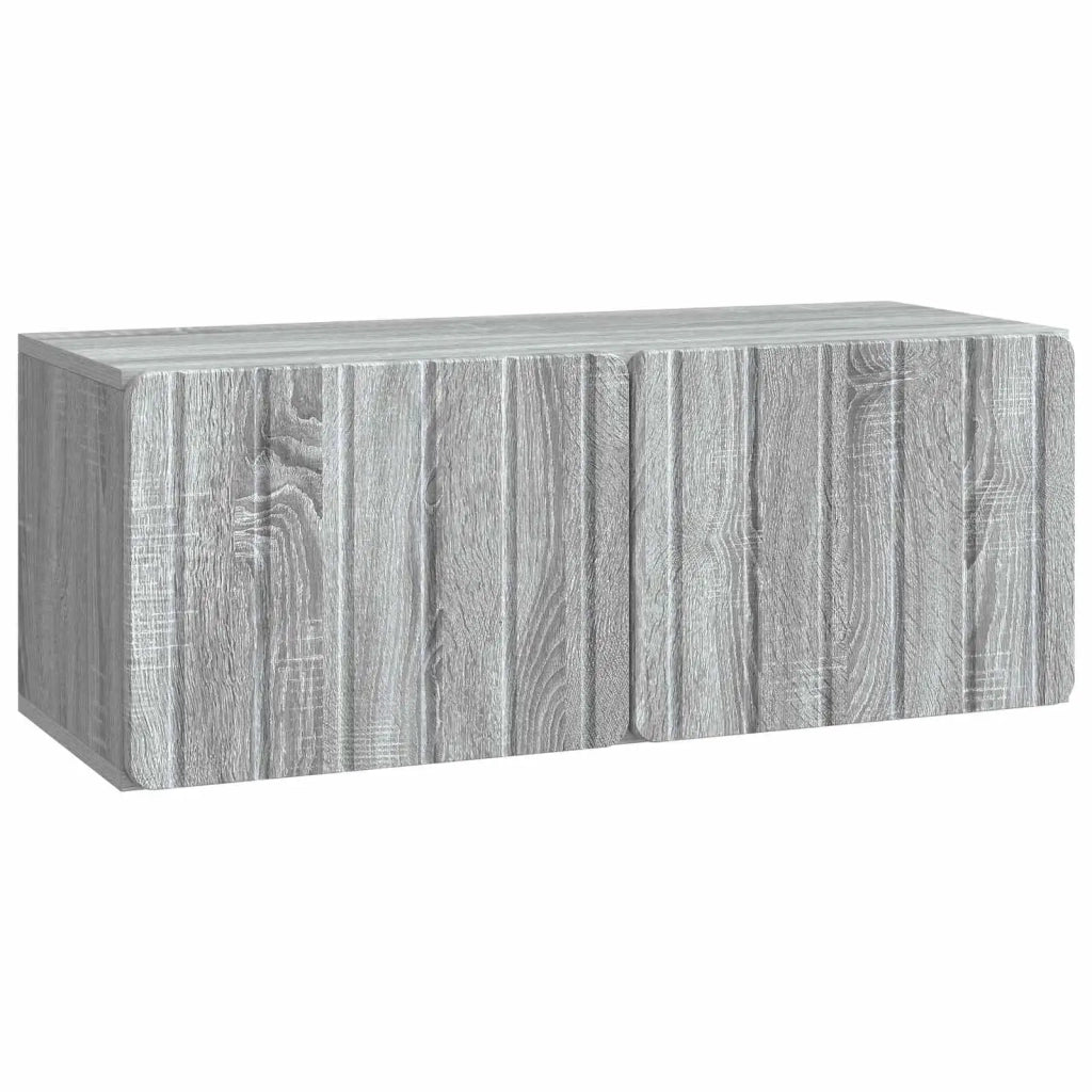 Mobile Porta TV da Muro Grigio Sonoma 78,5 x 31 x 30 cm