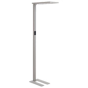 Lampada LED da terra in alluminio argento altezza 196 cm Interruttore a sfioramento Dimmerabile Sensore Illuminazione moderna Home Office