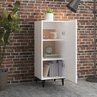 Credenza Bianca 34,5x34x90 cm in Legno Multistrato 812330