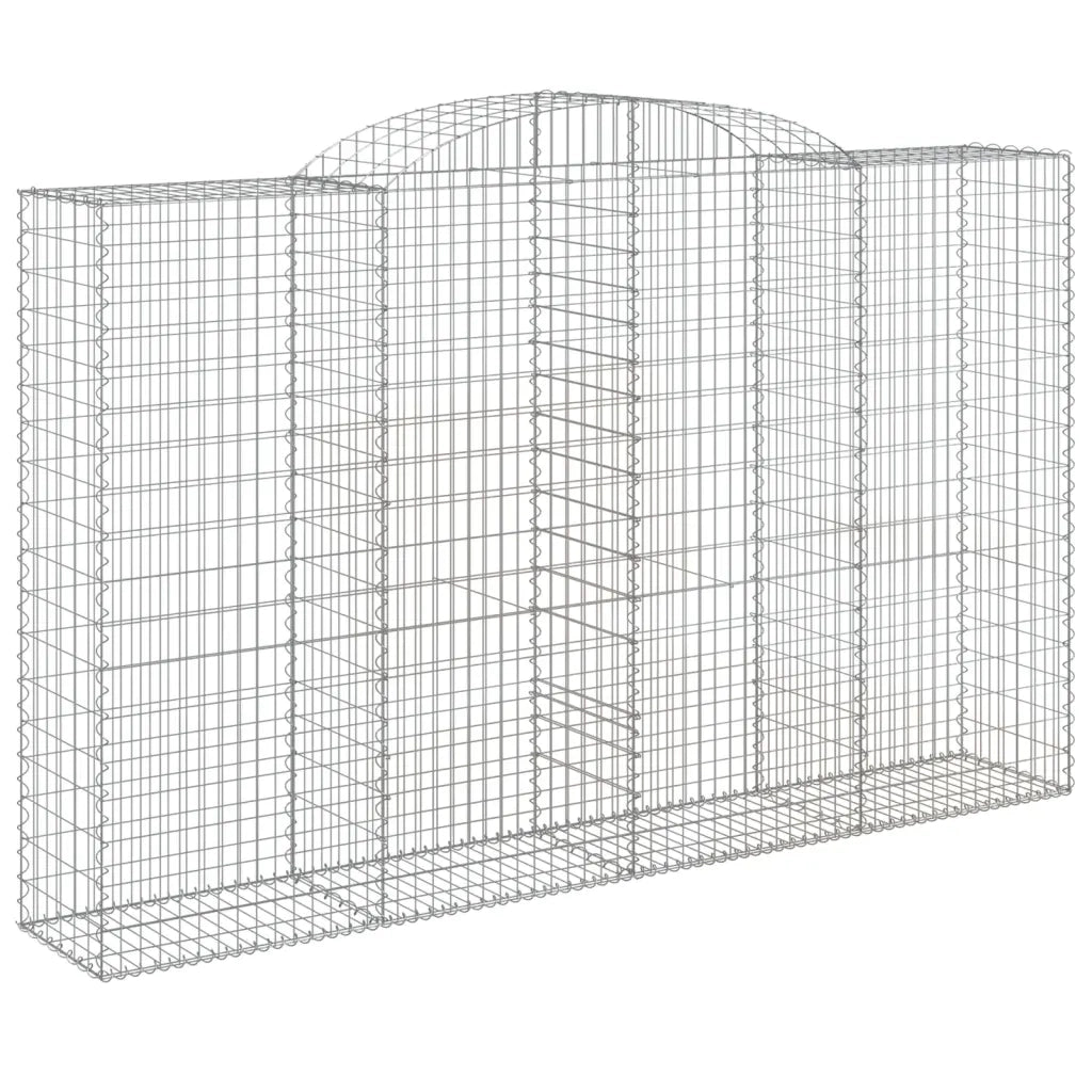 Cesto Gabbione ad Arco 300x50x180/200 cm Ferro Zincato 153519