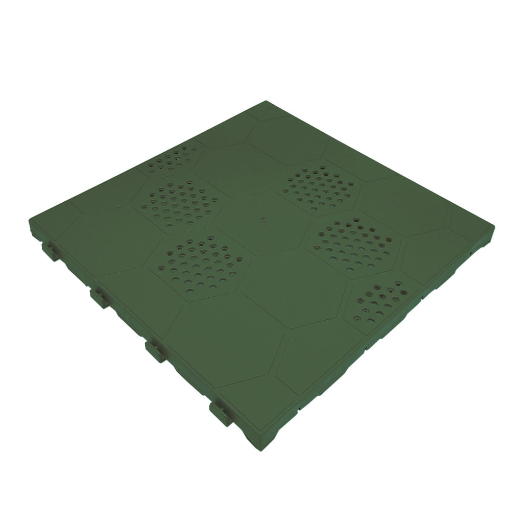 Piastrella drenante da giardino Easy in polipropilene ? 40x40x2,5 cm ? Verde ? Artplast