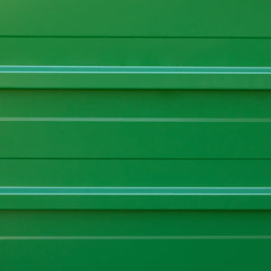 Fioriera da Giardino Senza Fondo con 2 Aree di Coltivazione 125x47x40 cm in Acciaio Verde