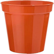 Piantina 18 cm - Arancione/Terracotta con Fessure di Drenaggio per Piante Giovanili
