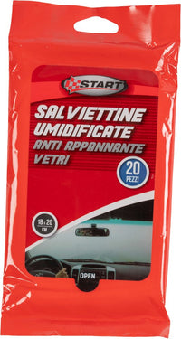 Salviette umidificante anti appannante vetri 18cm x 20cm