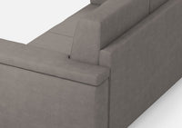 Divano 2 Posti 168x85x85 cm Marrak in Tessuto Grigio