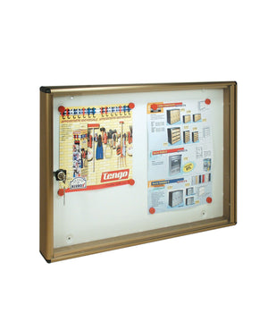 alubox bacheca fondo magnetico finitura bronzo cm 55x5x40h cod:ferx.9139