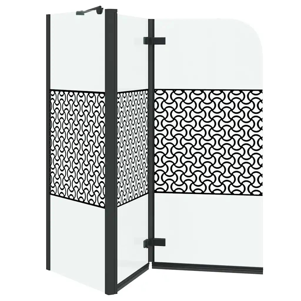 Chiusura per Bagno Geometrico Nero 120 x 67 x 129 cm 42018551