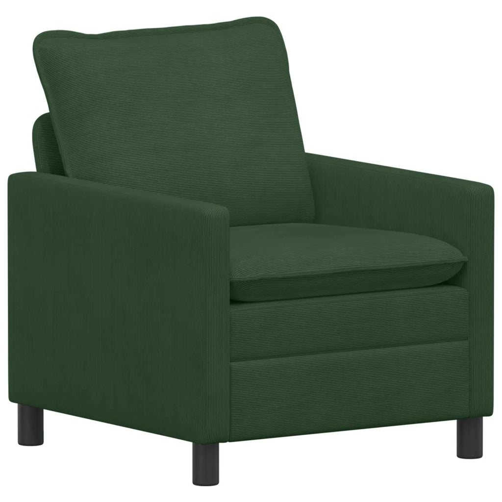 Set di divani 2 pcs Verde Giungla Tessuto 3417087