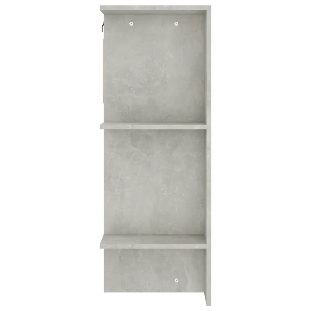 Armadio da ingresso moderno e salvaspazio 97,5 x 37 x 99 cm design elegante in legno composito grigio cemento 02_0047946