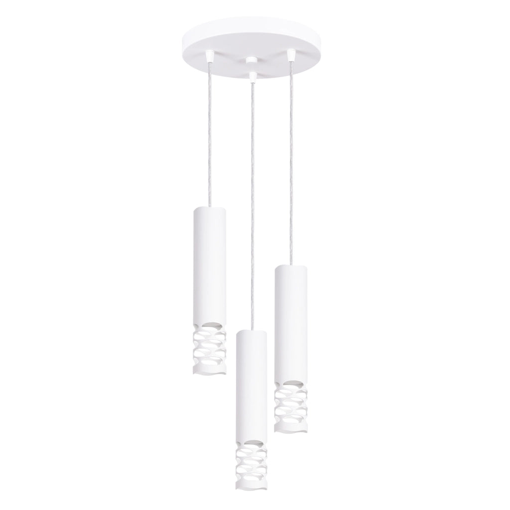 Lampada a sospensione LIRO 3P bianco