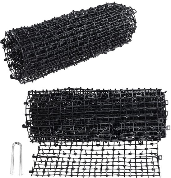 Spike afstotend per 2 rulli - Stekelstrip - Blokkade per cancello di giardino - Gazon - Kunststof 28 cm x 2 m - Deterrente per animali