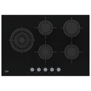 Beko HILL 75222 S piano cottura Nero Da incasso 75 cm Gas 5 Fornello(i)