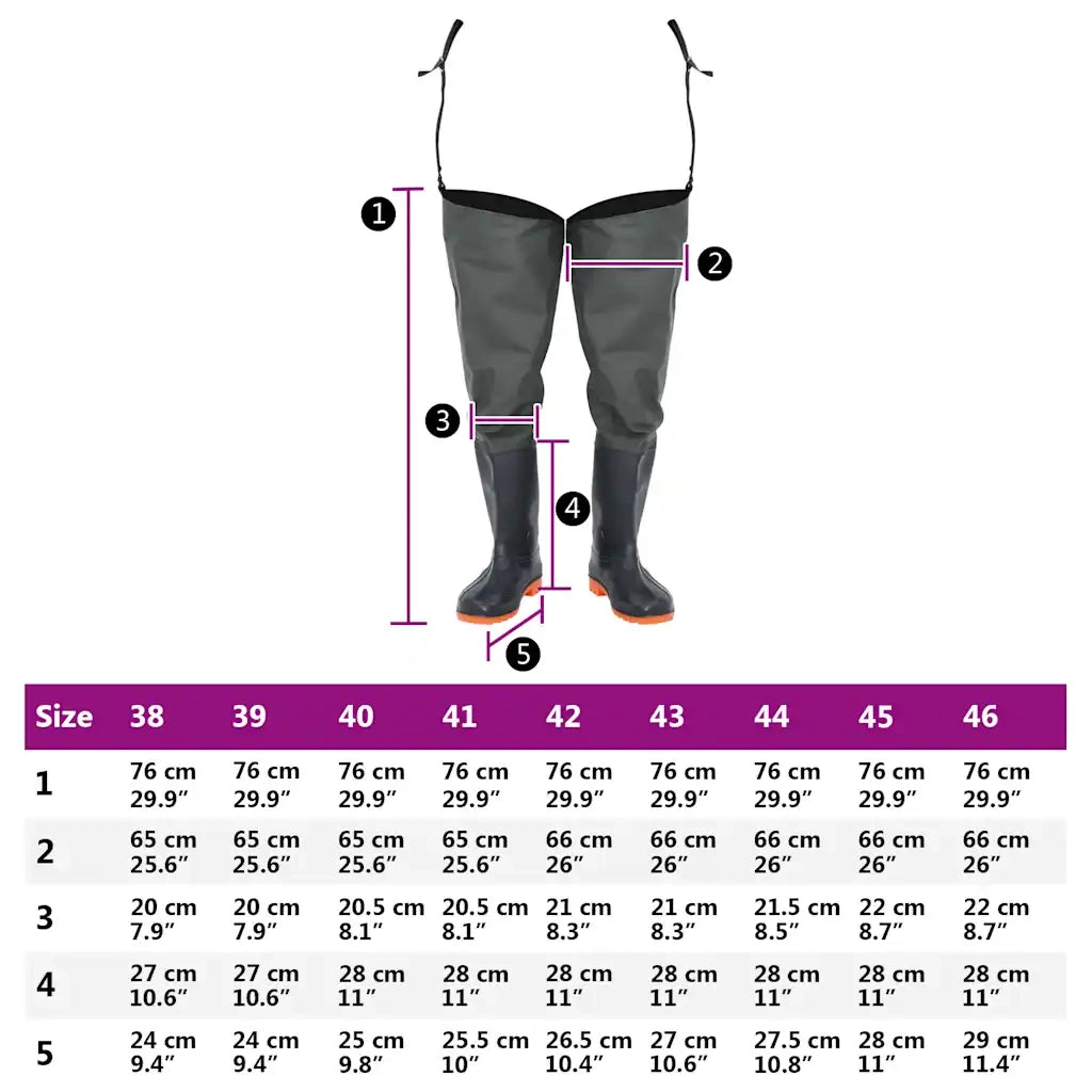 Waders Verde Scuro Misura 40 CFW8146206