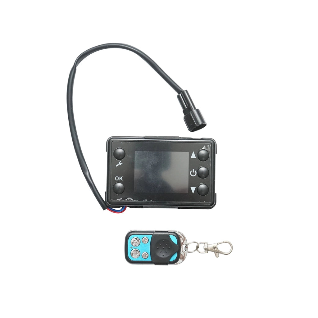 RISCALDATORE D’ARIA RISCALDATORI DA PARCHEGGIO PER L'AUTO RISCALDATORE PER AUTO, RISCALDATORE STAZIONARIO PORTATILE 12-24V, 5KW, display LCD, con telecomando