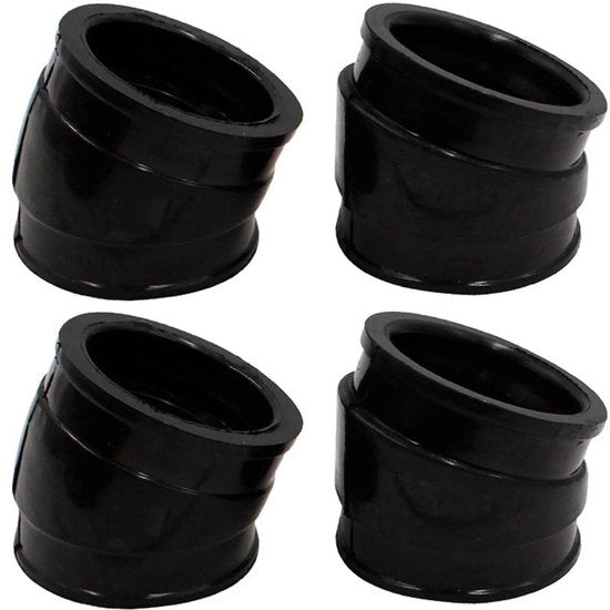 Kit di iniezione 4x pezzi - Guanti carburatore - Adatto per Honda CB750L/C/F/K/SC - Numero di articolo 16211-425-000 - 16212-425-000 - 16213-425-000 - Connettore carburatore e motore