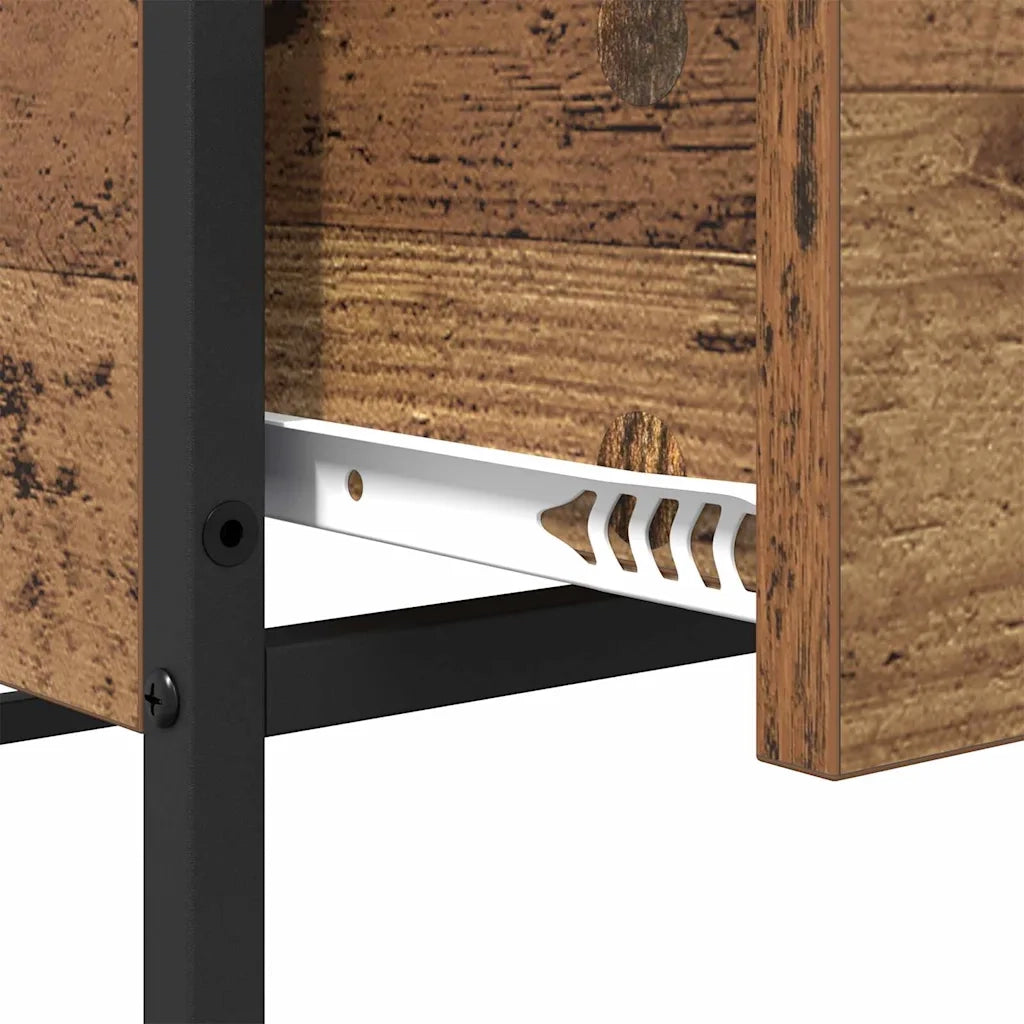 Tavolino da salotto con cassetto Legno vecchio 100 x 51 x 45 cm 882764