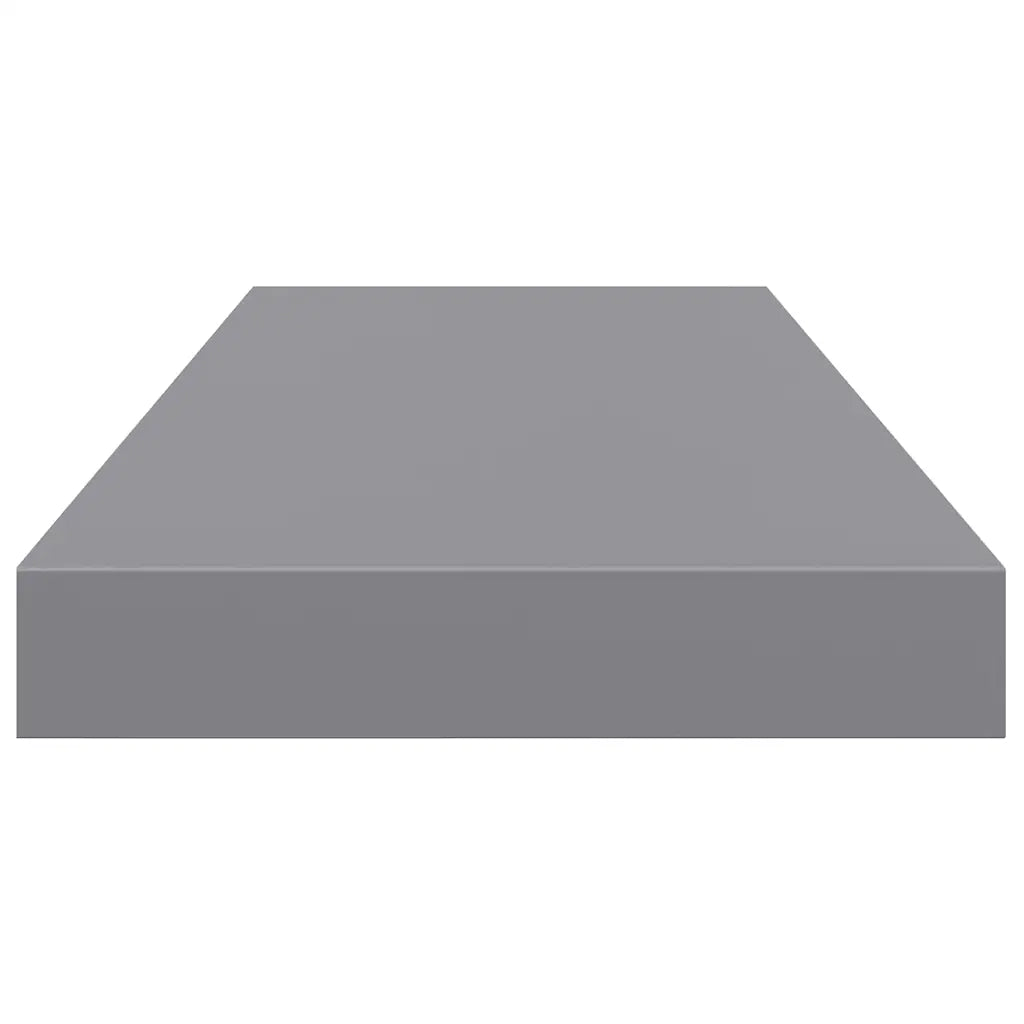 Scaffali a Parete 2 pz Grigi 60x23,5x3,8 cm in MDF 323854