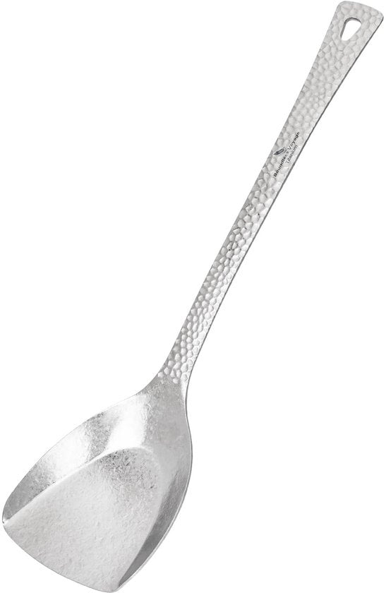 Spatola in titanio, utensile per cucina, spatola molto resistente, accessorio da cucina ultraleggero per uso domestico all'aperto (Ti1072T cristallo d'argento)