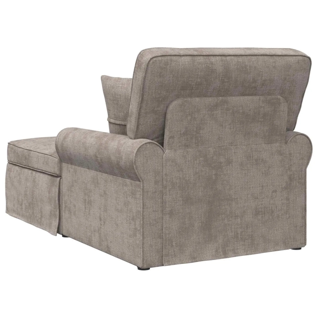Chaise Longe con Gonna con cuscino Sabbia 157 x 91 x 91 cm ARES