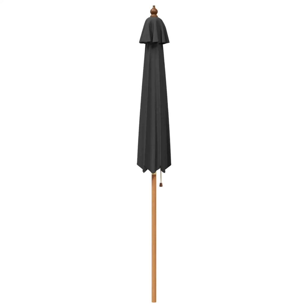 Ombrello da giardino Ø 210 x 237 cm Legno di Eucalipto Massello 42041407