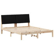 Letto matrimoniale | Letto per adulti | Struttura del letto Marrone 150 x 200 cm Pino massello
