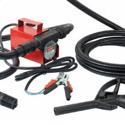 Trade Shop - Kit Pompa Gasolio 12v Travaso Autoadescante Con Tubi Raccordi Pistol Prkg12v -